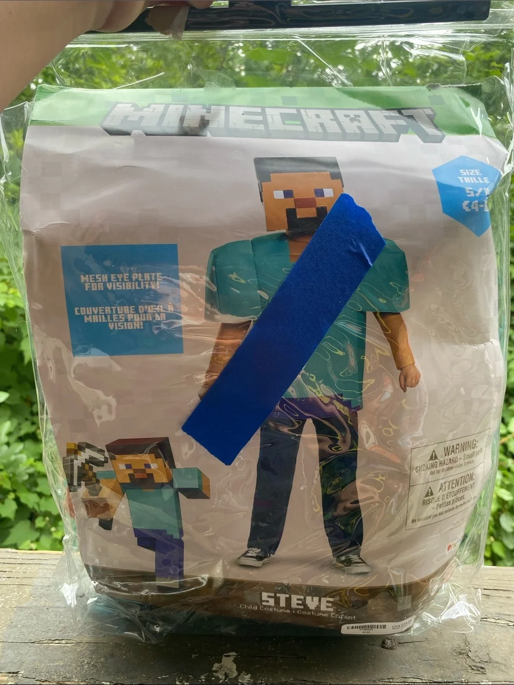 Spirit Blocky Gamer Kids Costume - Teal Top